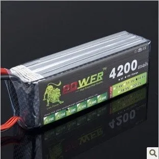 

Аккумулятор Lion Power 14,8 V 4200MAH 30C max 35CLiPo RC для самолета
