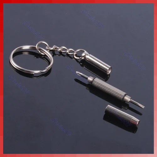 

1 PC Precision Screwdriver Eyeglass Repair Tool Keychain High Quality