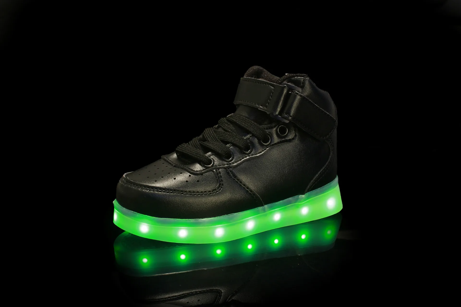 Для мальчиков и девочек светодиодная Мерцающая обувь свет светящаяся детская обувь светящиеся кроссовки детские кроссовки со