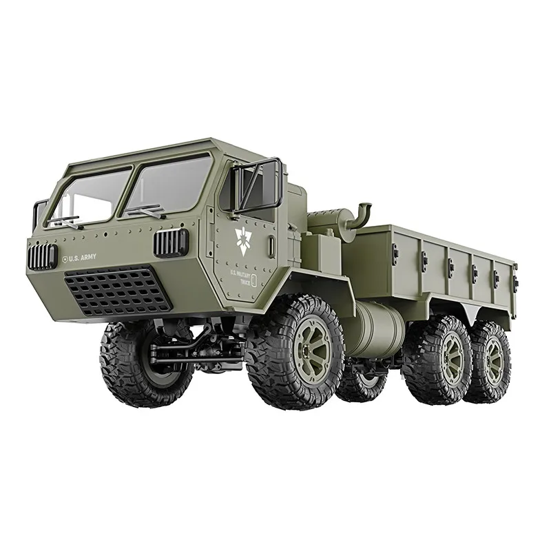 FY004A 6WD RC автомобиль 1/16 2,4G дистанционный военный грузовик RTR автомобиль гусеничный внедорожный пульт дистанционного управления автомобиль Carro De control e Remoto подарки - Цвет: 6WD