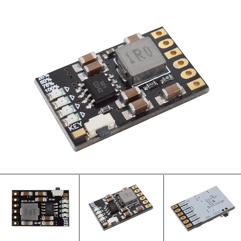 

1/2/5pcs 5V 2A Charge Discharge Module 3.7V 4.2V Li-ion Battery Charge Boost Board New Arrival