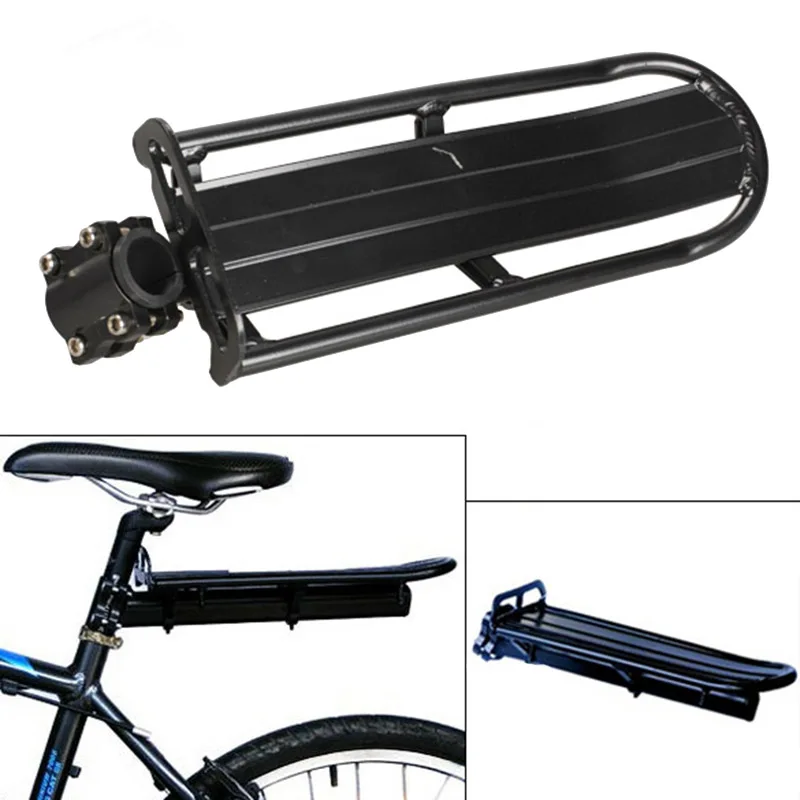 Задняя стойка для сиденья, полка для горного велосипеда, шоссейного велосипеда, Черные Аксессуары для велоспорта BHD2