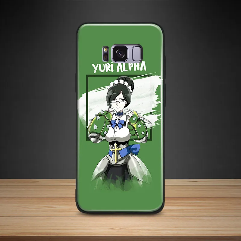 

Yuri alpha Overlord Soft Silicone Phone Case Shell Cover For Samsung S7 Edge S8 S9 Plus Note 8 9