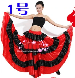 Новое поступление, скидка, женское длинное платье черного и красного цвета для девочек, костюм фламенко, платье для фламенко, костюм - Цвет: Style 1