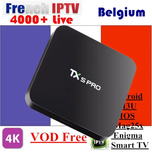 

TX5PRO With 1 Year SUNATV French Arabic IPTV Netherland UK Smart IPTV Set Top Box Android TV Box 2/16G Quad Core Media Player