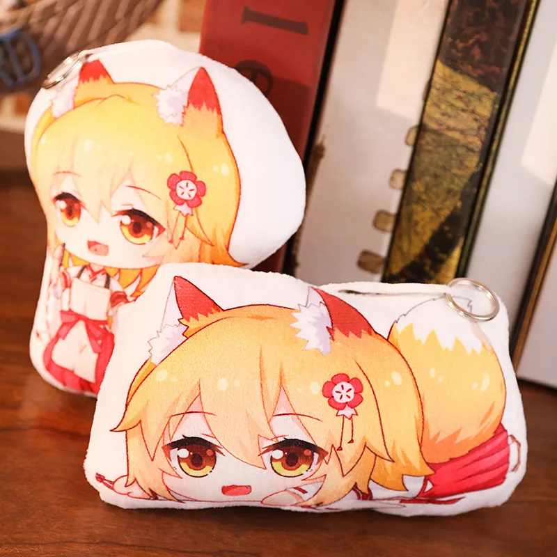 Аниме Sewayaki Kitsune без Сенько Сан полезно лиса сан Косплей Кукла Плюшевые сзади