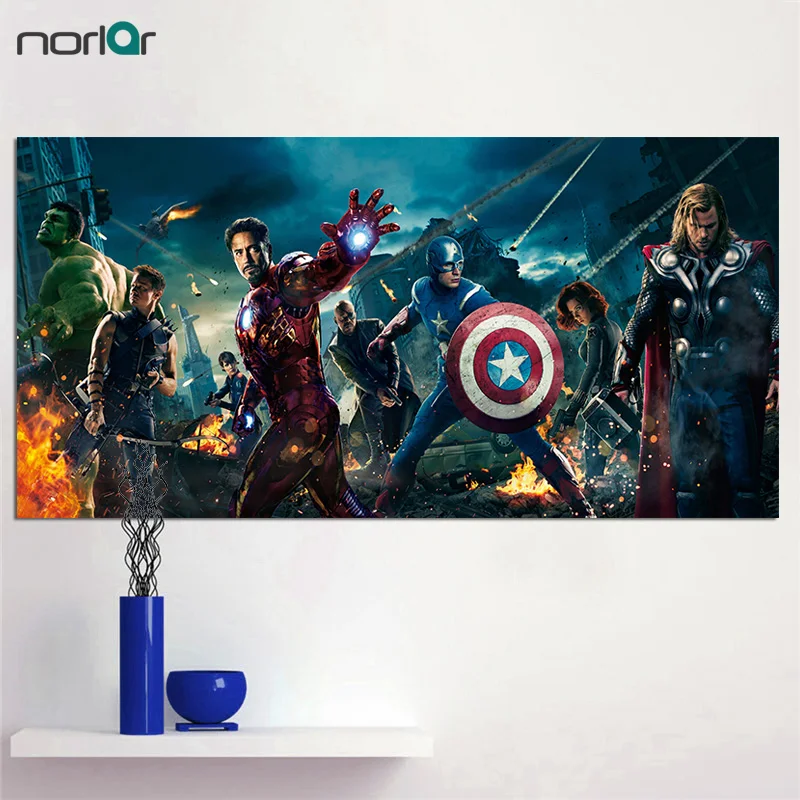 HD Printed The Avengers Modern Art Painting Canvas Print Room Decor