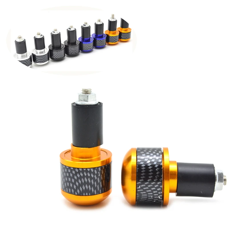 Универсальные наконечники на руль мотоцикла Ручка Рукоятка концы колпачки руля для YAMAHA HONDA KTM SUZUKI уличный велосипед