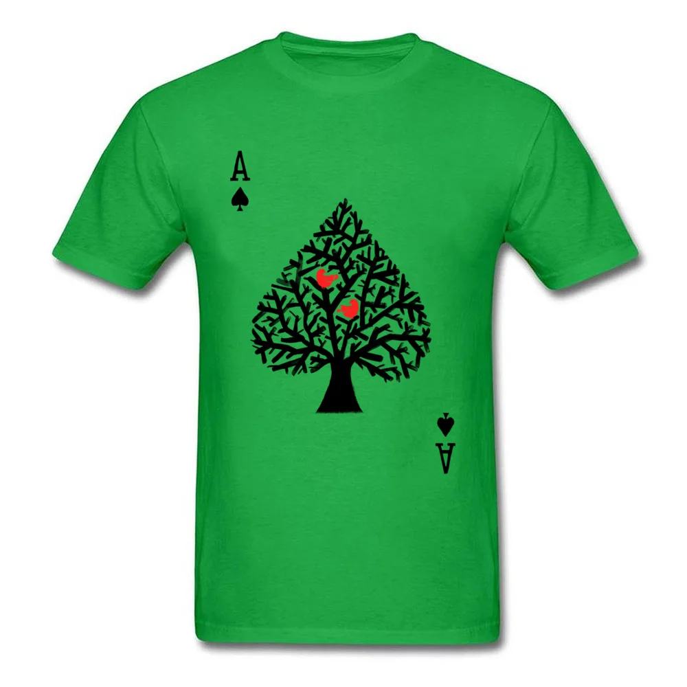 Funny Poker Ace of Spade_green