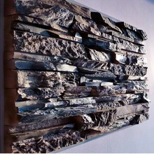 Полиуретановые формы для бетона "сланец Рокки" штукатурка стены камень цементные плитки силиконовые формы для конкреционные настенные формы