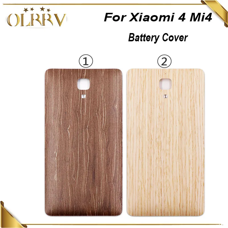 OLRRV 5.0'' For Xiaomi 4 Mi4 Battery Cover Durable Back Case Phone Accessory for Wood Bamboo Housing | Мобильные телефоны и