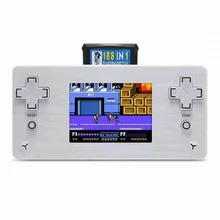 2,8 ''Ретро портативная 8 бит PMP станция 6000 ТВ семейная портативная видео игровая консоль плееры встроенные 500 классические игры 2 шт карты