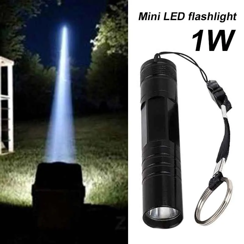 

Durable LED Flashlight Multicolor Waterproof 1W Climbing Tactical Military Camping Cycling Hiking Outdoor Sporting Torch