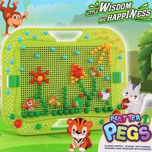 Гриб гвоздя комплект головоломки Игрушечные лошадки 3D мозаика пазл 298/360 шт. детей подарок на день рождения Brinquedos Juguetes уникальный игрушечные лошадки