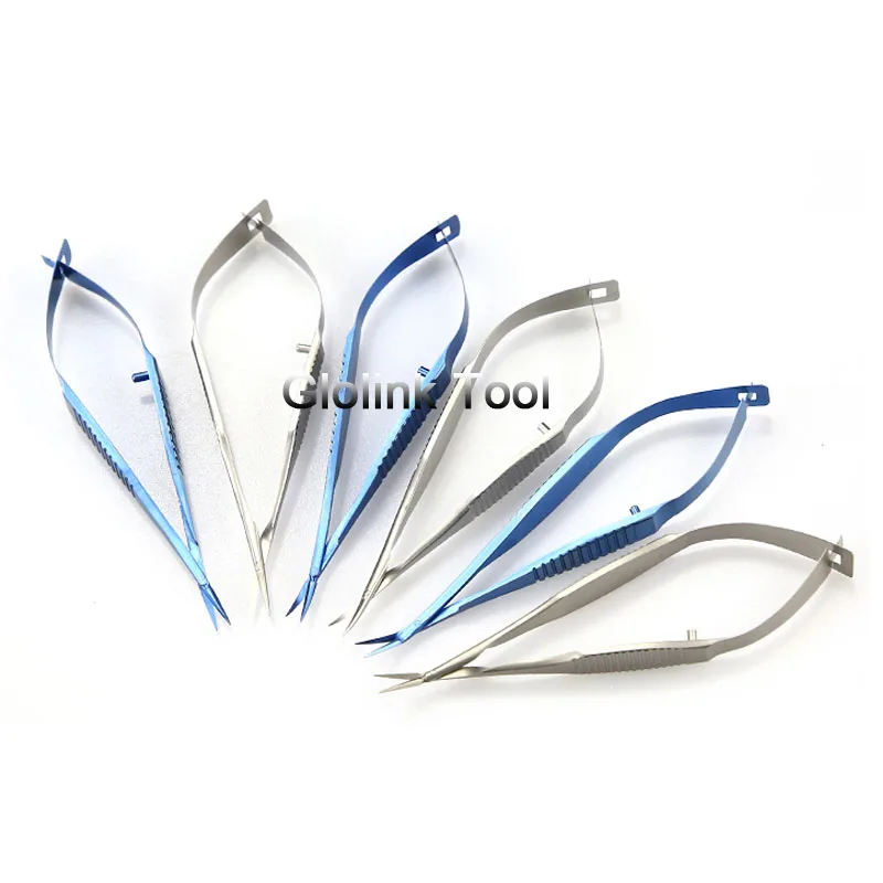 

Microscopic Instruments 12.5 cm Micro Scissors Inner Barrier Cut Quality Titanium Alloy Scissors Hand Surgery Membranous Envelo