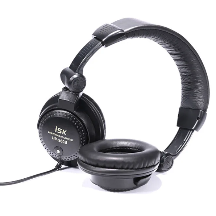 Оригинальные ISK HP-960B наушники с повязкой Auriculares Studio Monitor динамические стерео DJ наушники HD гарнитура шумоизоляция