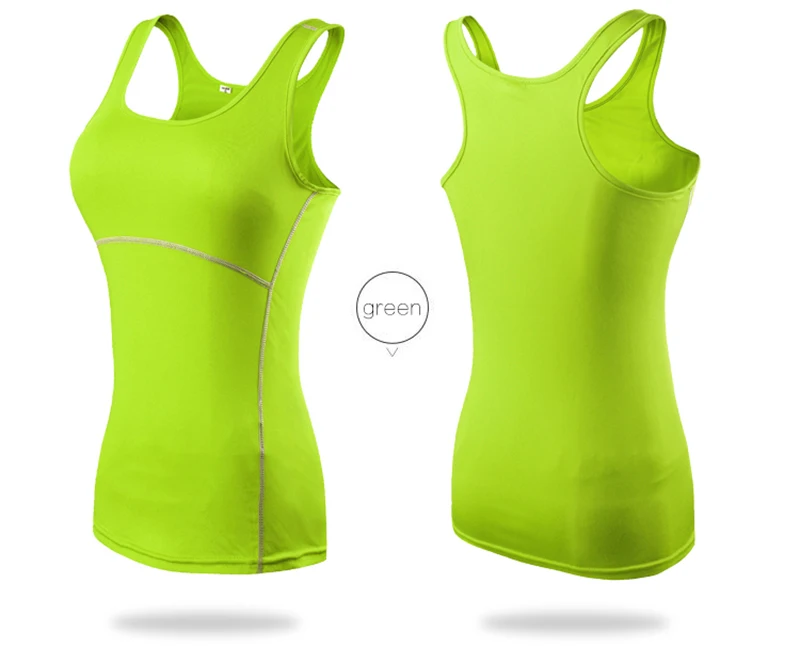 New Yoga Tops Women Sexy Gym Sportswear Vest Fitness tight woman clothing Sleeveless Running shirt Quick Dry White Yoga Tank Top