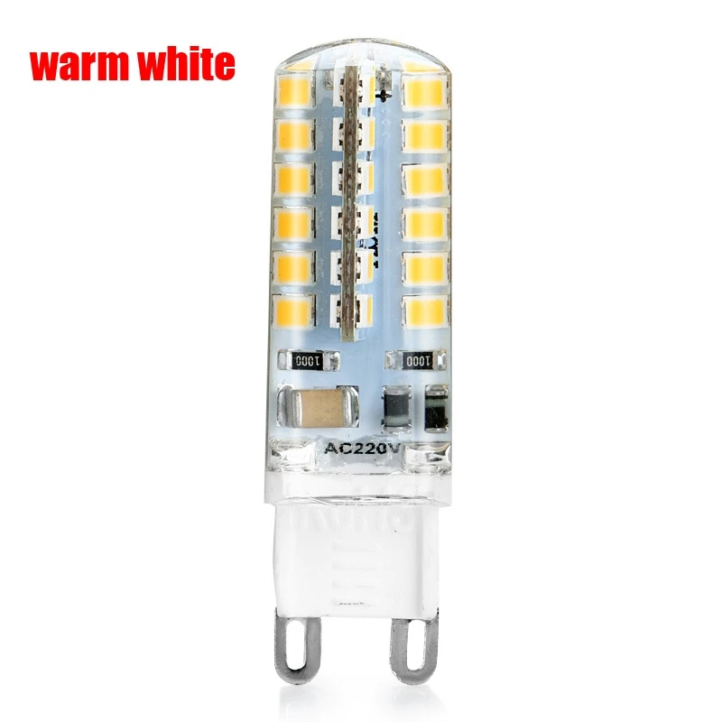Новинка 5 шт. 2835SMD G9 48LED ультра яркая Энергосберегающая Кукуруза лампы теплый