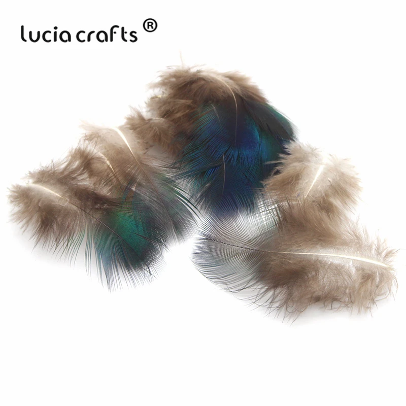 Lucia crafts 12 шт 4-8 см красочные павлиньи перья вечерние украшения для дома и праздника DIY аксессуары для одежды ручной работы CH0513