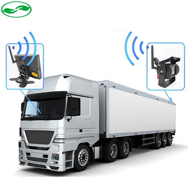 

2.4 GHz Wireless Parking Rear View Camera + 2.4 GHz Wireless 7 inch Car Parking Monitor Fit For Auto Truck Van Buses