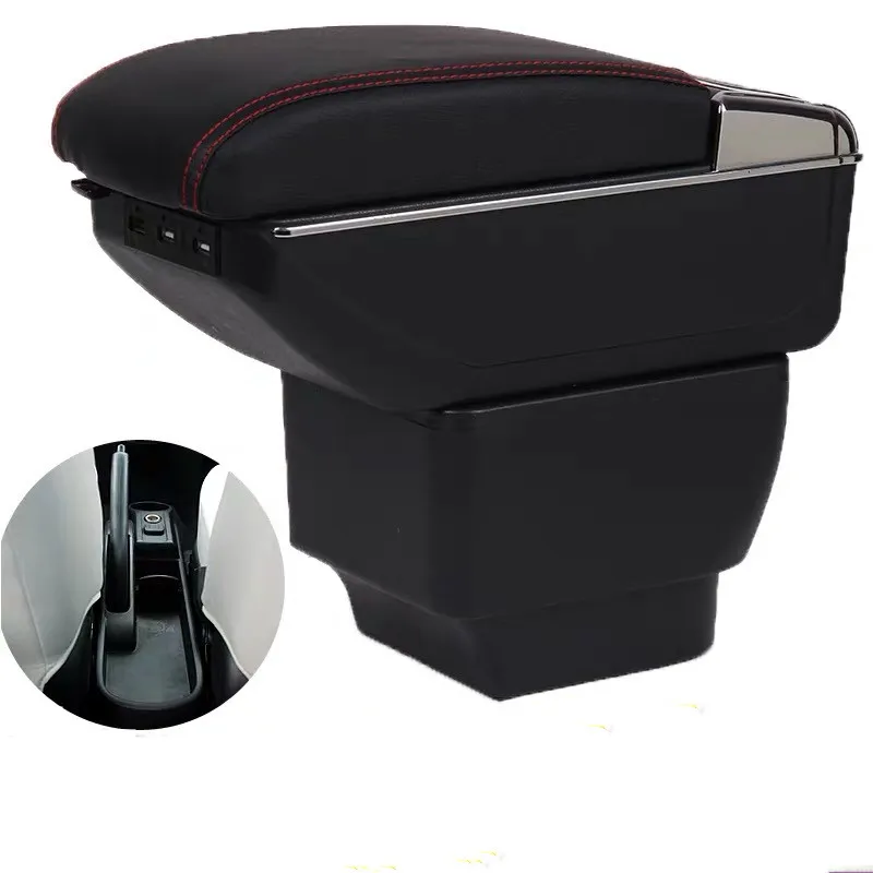 Подлокотник коробка для хранения в автомобиле, организатор сиденья gap чехол карман ящик для хранения с чашка с USB держатель подходит для mazda 2 коробки подлокотника