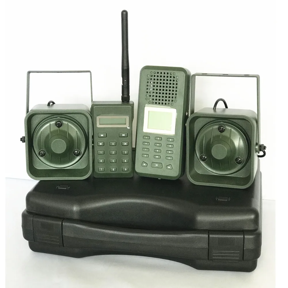 

Decoy Hunting Brid caller 300-500m Remoteremote Control 2*50W External Loud Speaker Electronics Animal Caller for Hunting