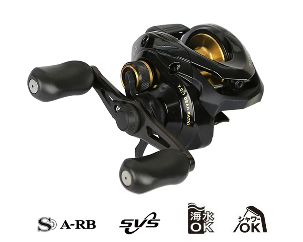 SHIMANO Бас ОДИН XT 5,0 г Baitcasting катушка 7,2 кг Мощность 210: 1 4+ 1BB SVS тормоза технология S A-RB/A-RB подшипник рыболовные катушки