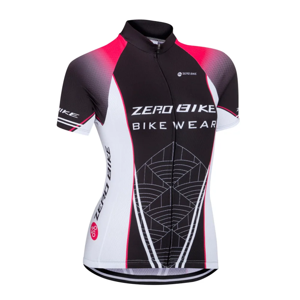 ZEROBIKE camiseta de ciclismo de manga corta de secado rápido transpirable MTB ropa de bicicleta con cremallera completa camiseta ropa ciclismo talla de EE. UU.