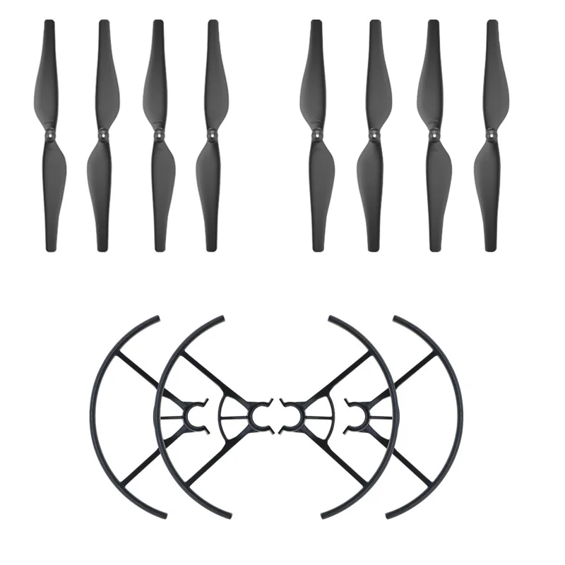 4 пара пропеллеров лопасть пропеллера+ 2 пара пропеллеров s Защитная крышка для RC DJI TELLO Drone аксессуары