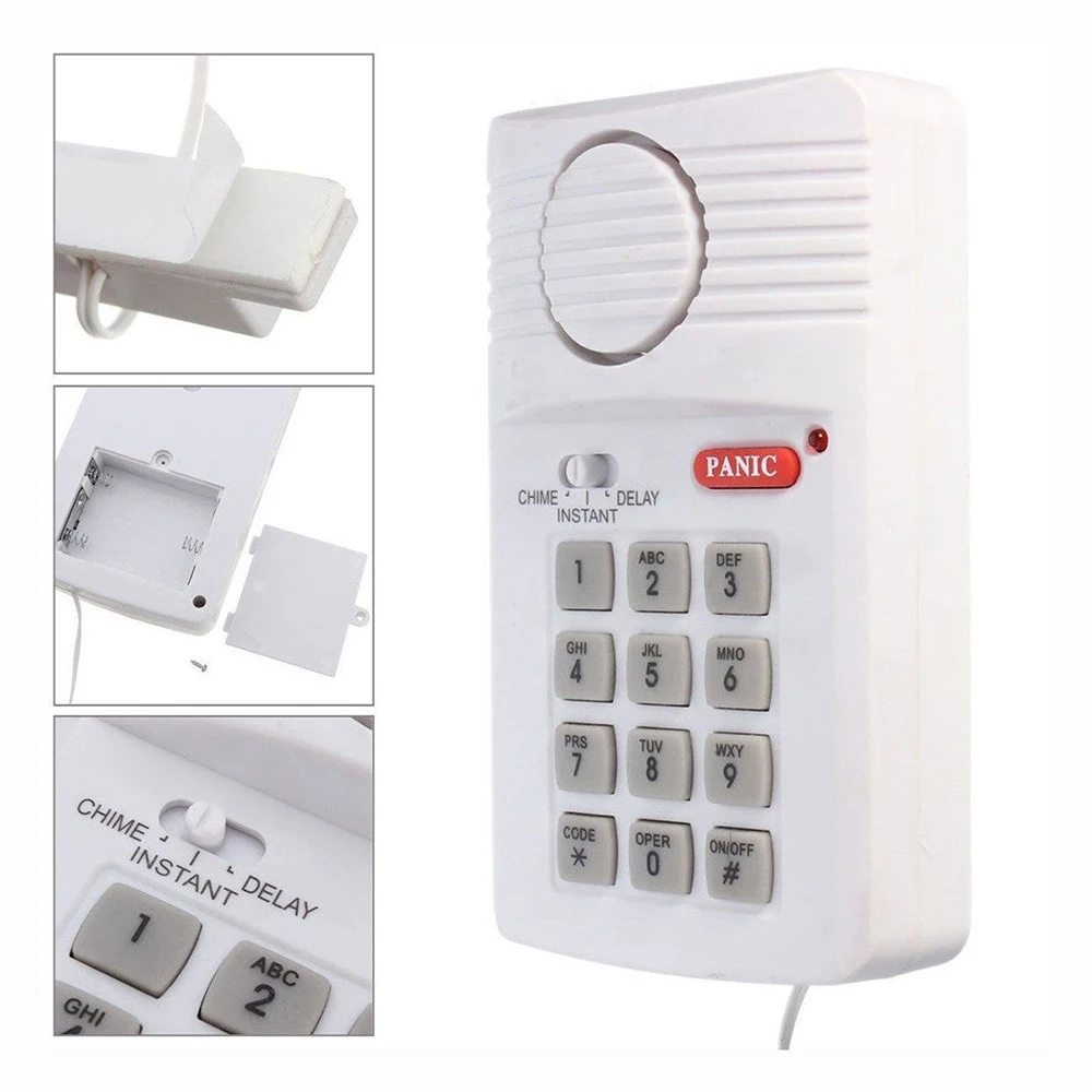 1 шт. беспроводная домашняя система охранной сигнализации DIY комплект управления паролем с автоматическим циферблатом детектор движения