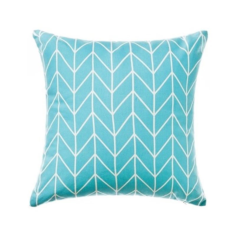 RUBIHOME European America Style Simple Yellow Geometry Design Decorative Cushion Cover Throw Pillowcase Home Decor Sofa Seat