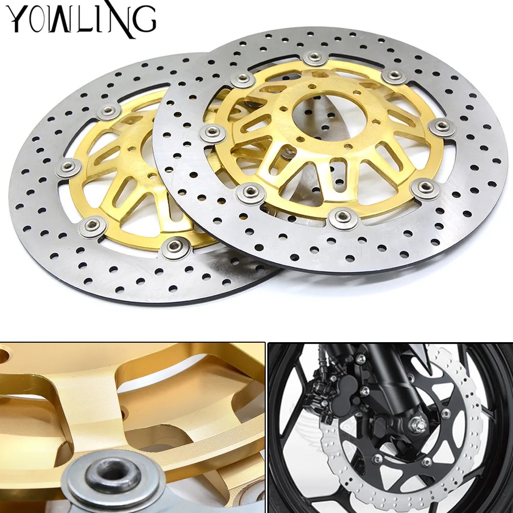 1Pair Front Brake Disc Rotors for Honda CB400 CB 400 1999-2009 2003 2004 2005 2006 2007 2008 CNC Front Brake Disc Brake Rotors 1Pair Front Brake Disc Rotors for Honda CB400 CB 400 1999-2009 2003 2004 2005 2006 2007 2008 CNC Front Brake Disc Brake Rotors