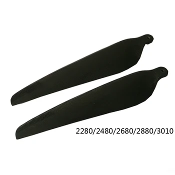 

Yuenhoang 2Pairs 2280/2480/2680/2880/3010 Carbon Fiber Propeller Ultralight Folding Props for Plant Agriculture UAV Drones