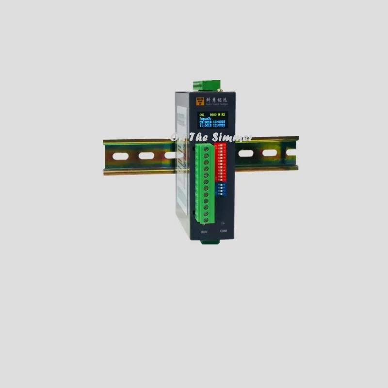 

Analog digital input and output IO module ModbusRTU&TCP RS485/232 16 enters 4 out.