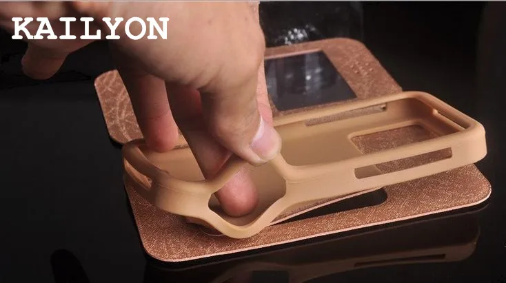 KAILYON/модный флип кейс из искусственной кожи для Fly Era Life 7 IQ4505 высококачественный