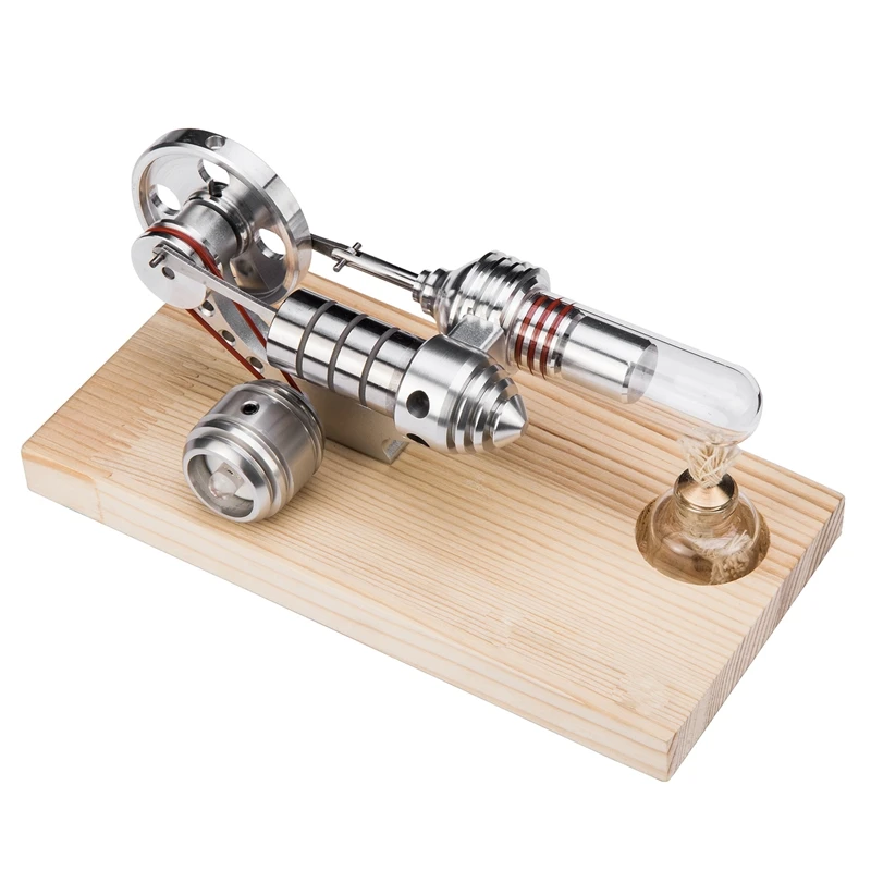 

Delicate Simple Bootable Stirling Engine Model Micro-External Combustion Engine Model