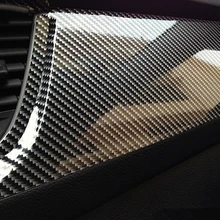 DIY 50 см x 200 см Автомобильная наклейка 5D глянцевая пленка меняющая цвет авто наружные аксессуары из углеродного волокна пленка для салона автомобиля Стайлинг