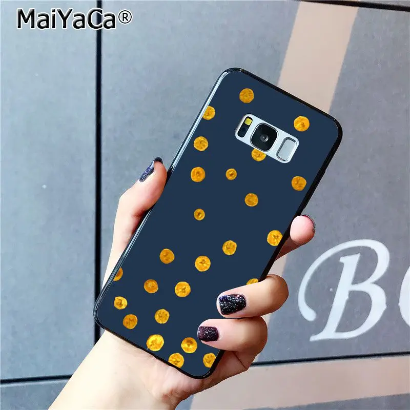 Red Black Gold Polka dots Dot