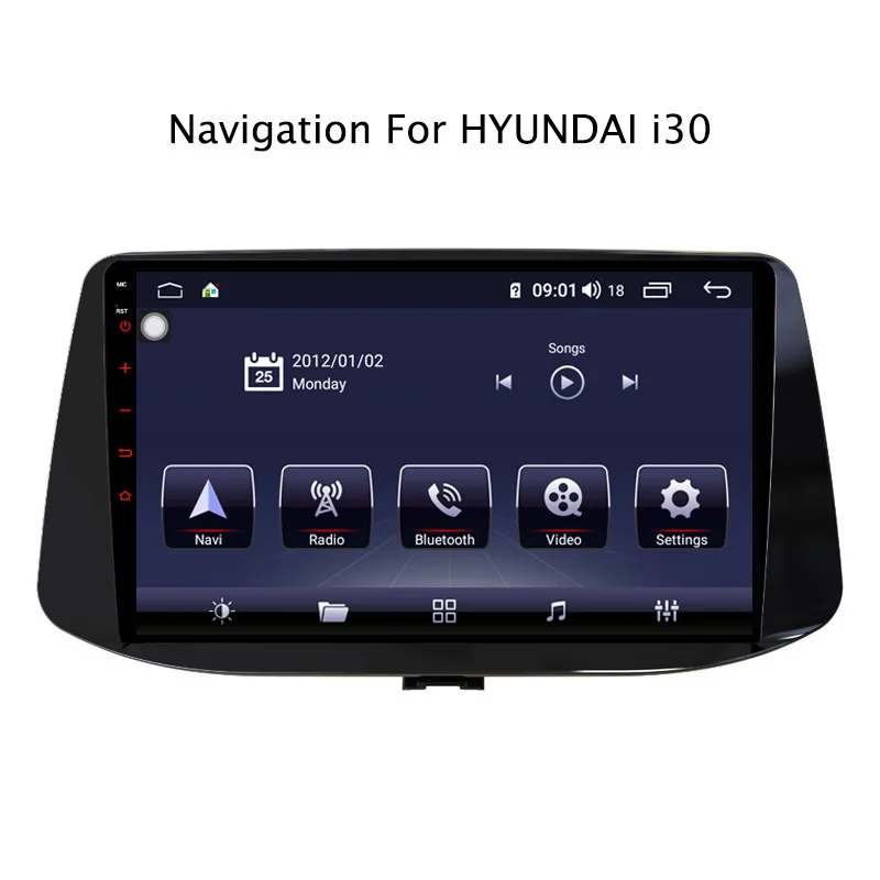 9 &quotAndroid 8 1 core 4G ram 64G rom gps навигация автомобильное радио для hyundai I30 2017-2018 с Carplay/4G LTE |