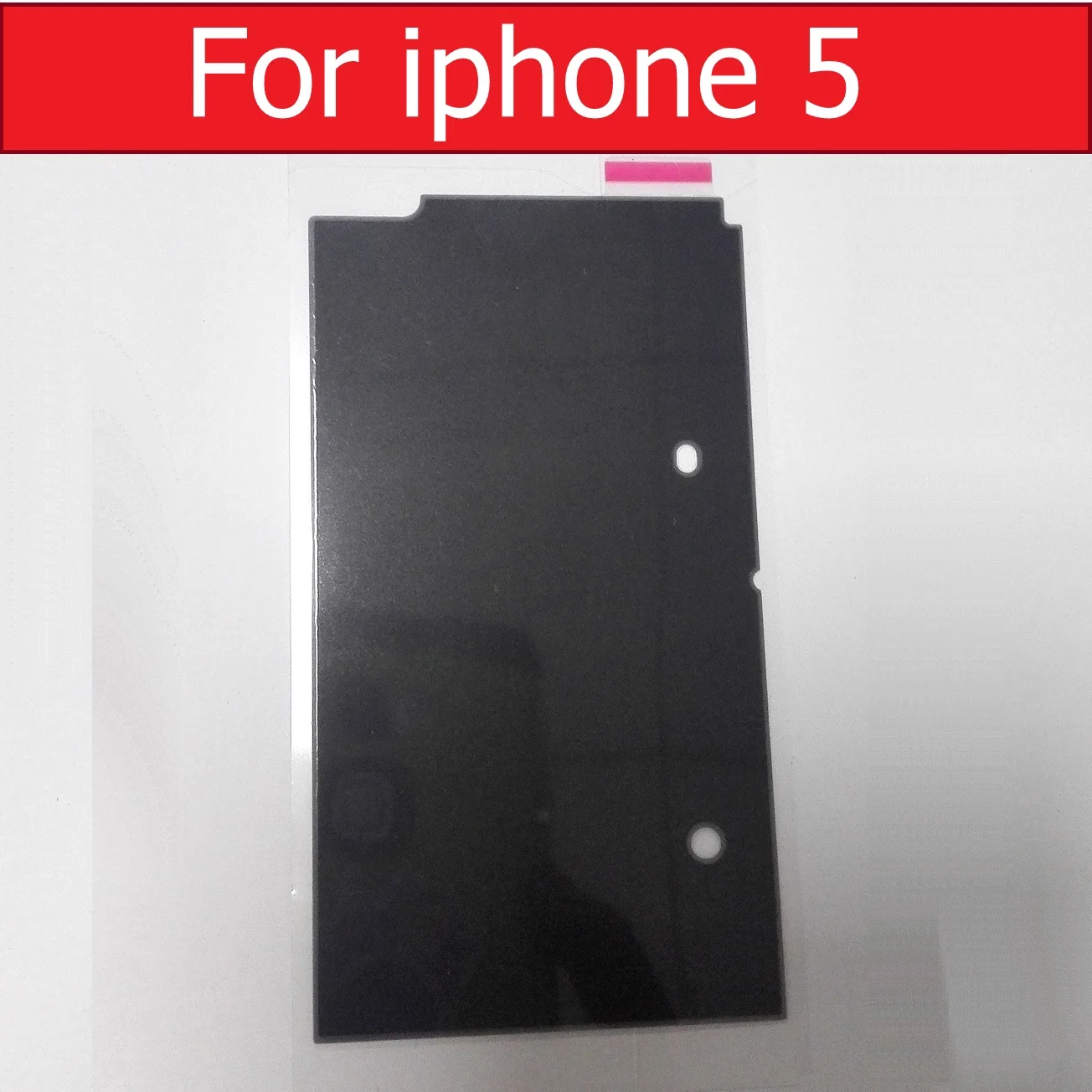 Термостойкая наклейка ЖК-дисплея металлическая чехол для iPhone 5 5S 5c se 6 6s 8 Plus X XR XS MAX теплоизоляция отвода клея - Цвет: i5
