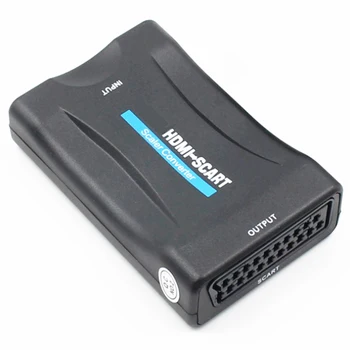 

10pcs/lot 1080P HD HDMI to Scart Converter Adapter for DVD STB HDTV HDMI in Scart out