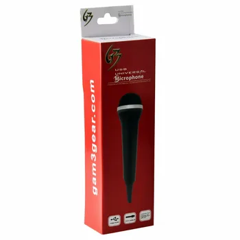 

Universal 3m USB Audio Wired Karaoke for Microphone Mic for PS4 Slim Pro for PS3 for Xbox One S 360 for Wii PC