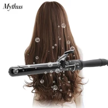 Профессиональный двойной Напряжение волос керамический щипцы для завивки быстрый нагрев ЖК-цифровая Плойка для волос для укладки инструмент Волшебная завивка прибор для укладки волос