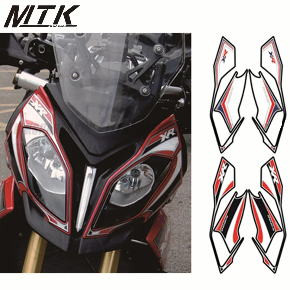 

Front Fairing Motor Number Board 3D Gel Protector for BMW S1000XR 2015 2016 2017