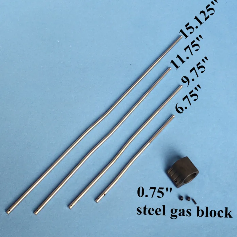 

Steel Low Profile .750 5.56 223 Micro Rifle Gas Block with Roll Pin