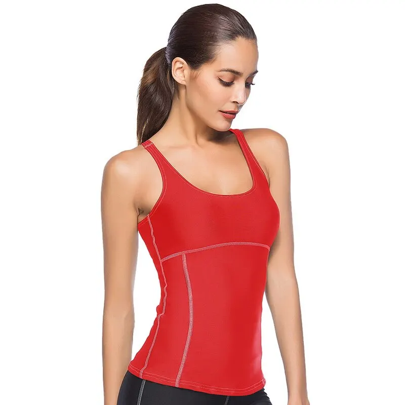 7 цветов новинка топы для йоги жилет женские спортивные майка двойные рубашки