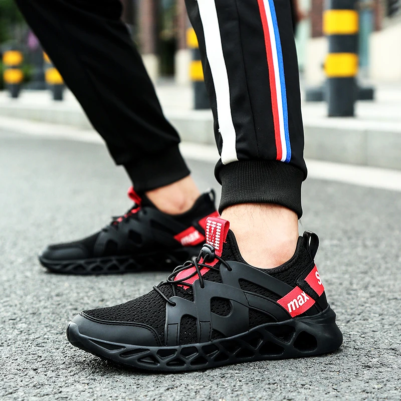 

Men Running Shoes For Outdoor Comfortable Sneakers Men's Sport Trianers zapatillas hombre deportiva Lace-up Exercise Breathable