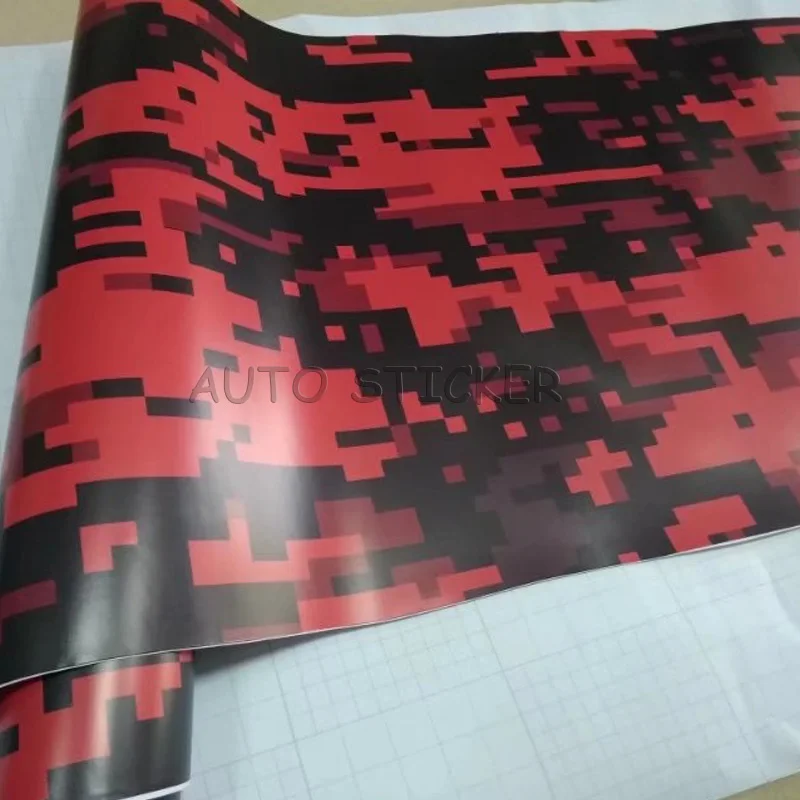red black digit camo vinyl 2