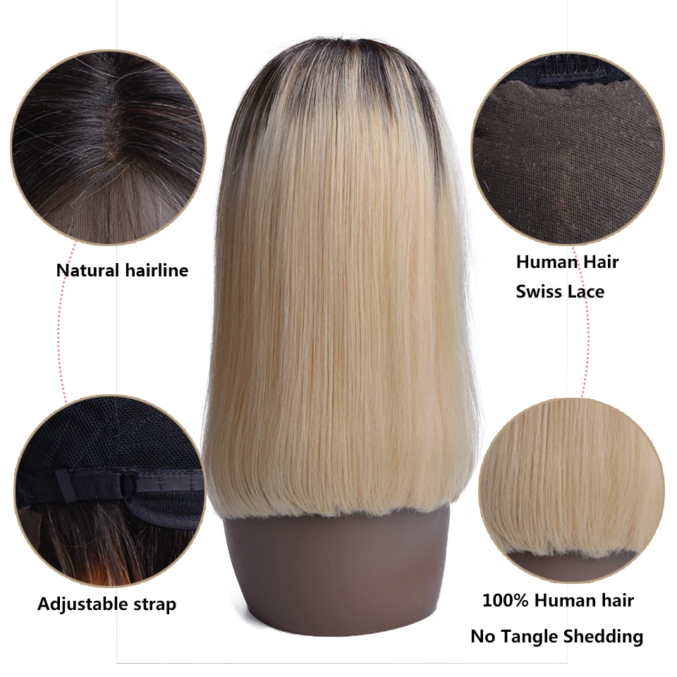1B-613-Ombre-Blonde-Lace-Front-Human-Hair-Wigs-For-Black-Women-Brazilian-Short-Bob-Straight (1)