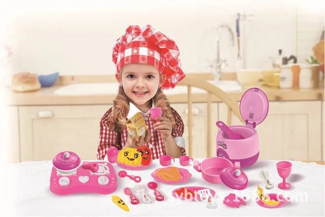 Children Play Toy Kitchen Electric Cooker With Light Music Children Play Toy Kitchen Electric Cooker With Light Music Simulation Tableware 28 Parts